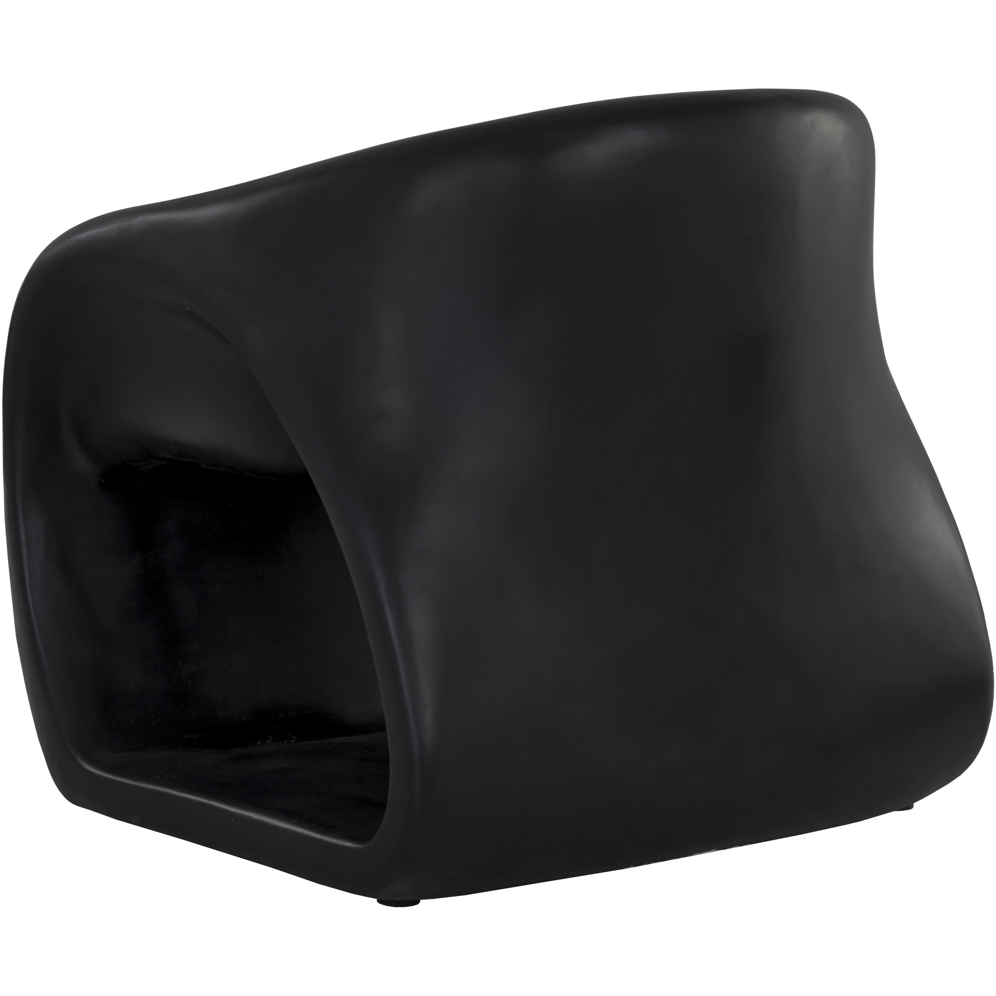 Orson Black Outdoor Lounge Chair